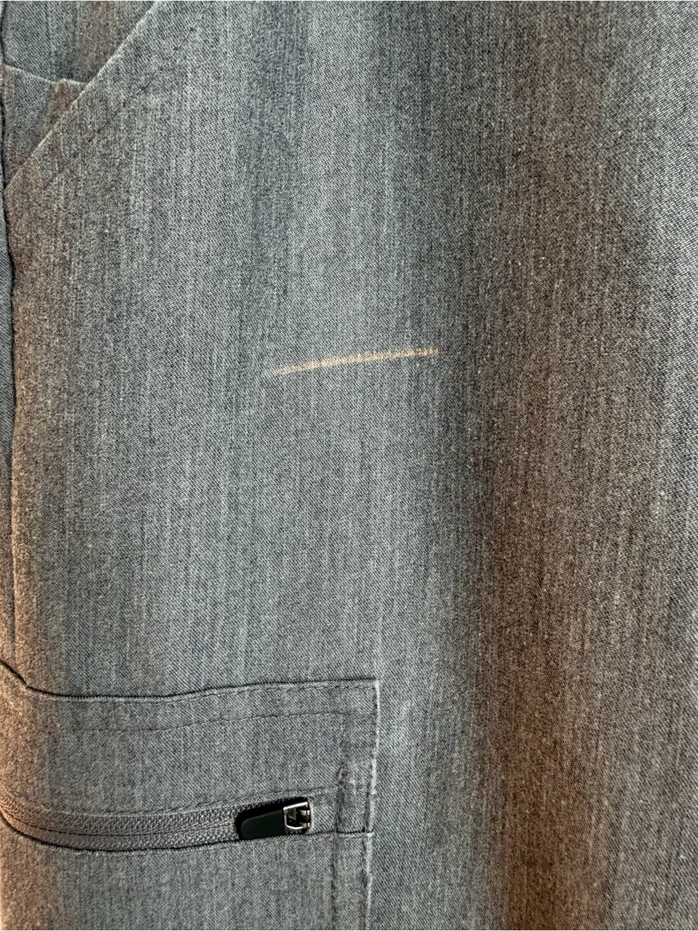 FIGS Technical Collection Scrub Set Gray Heather Women’s Top S Pants XS Jogger - Picture 8 of 13